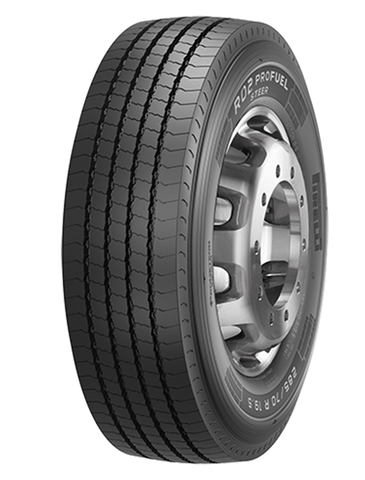 Set of 8 Tires 285/70R19.5 Pirelli R02 Profuel Steer 16 Ply 146/144L