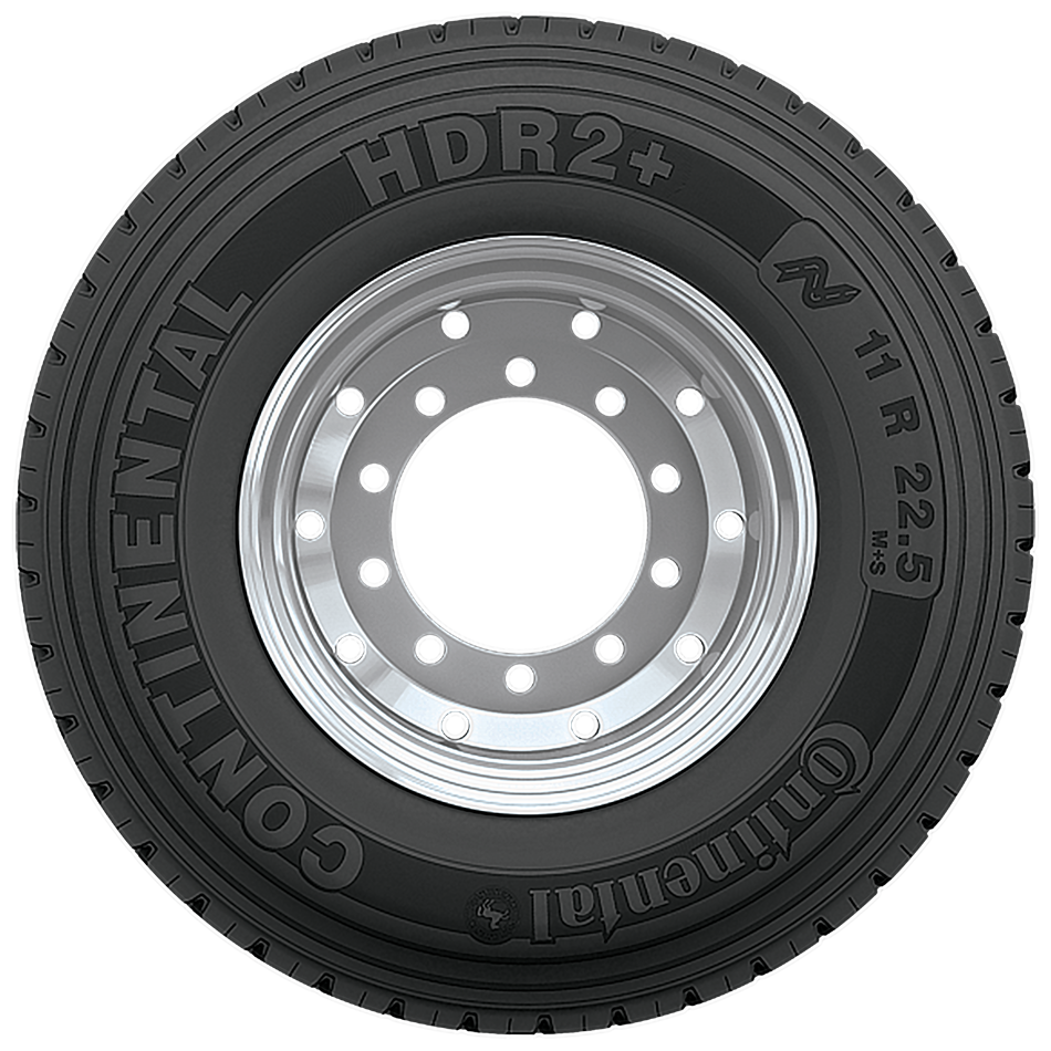 Set of 8 Tires 11R22.5 Continental HDR2+ Drive Open Shoulder 16 Ply L ...